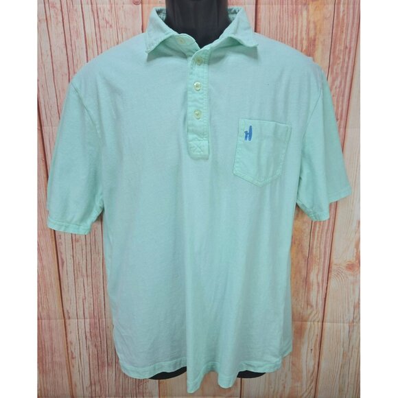 Johnnie-O Hangin Out Boys Mint Green Polo Large - Picture 1 of 7